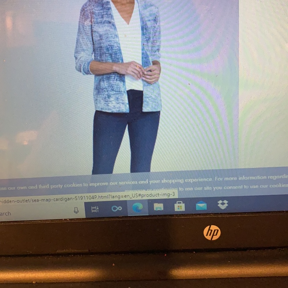 Sea map cardigan
